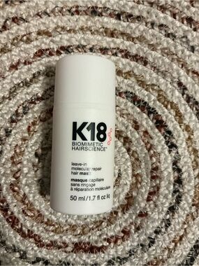 K-18 Leave-In Molecular Repair Hair Mask - White Travel Size